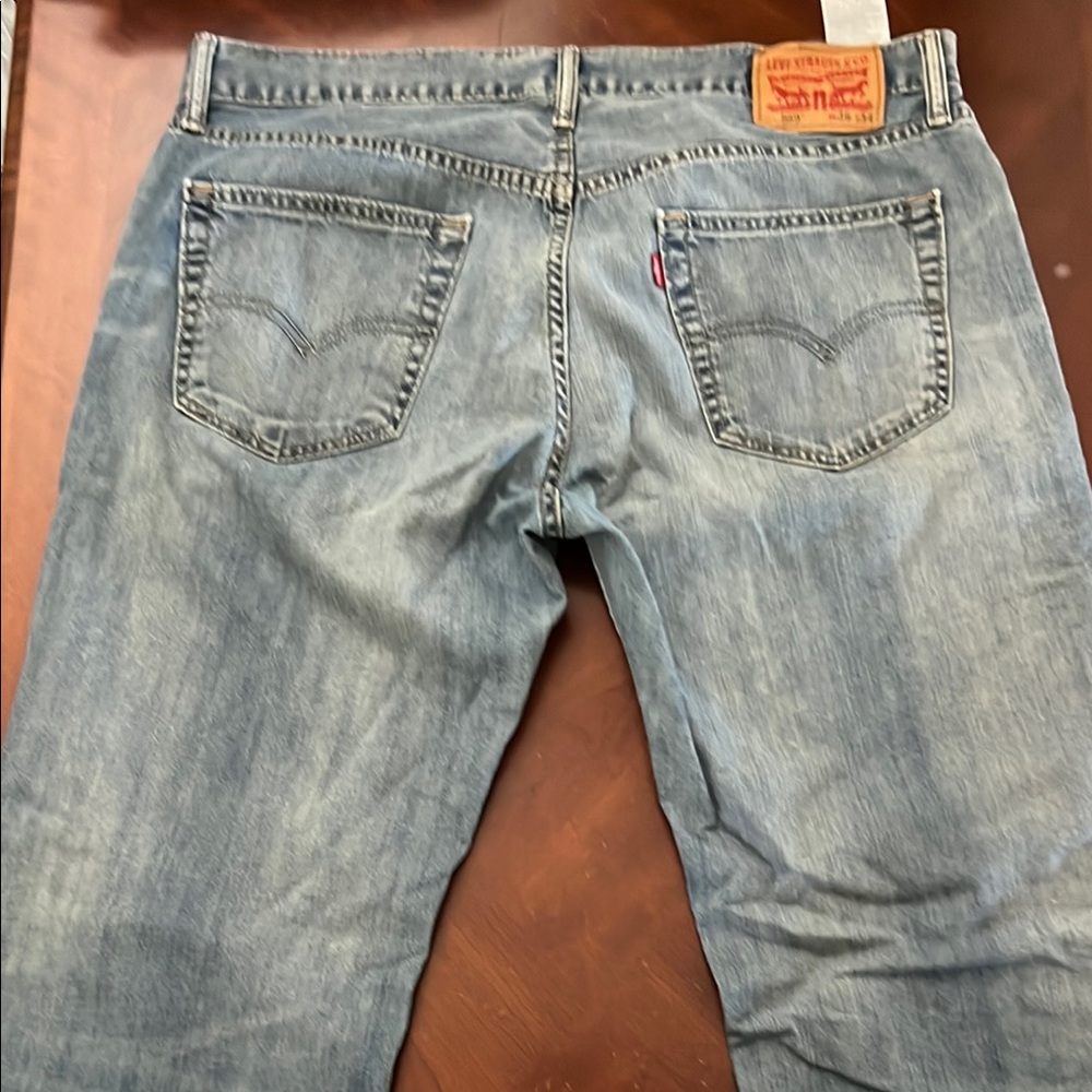 Levi's Blue Relaxed Jeans with Vintage Distressed Look